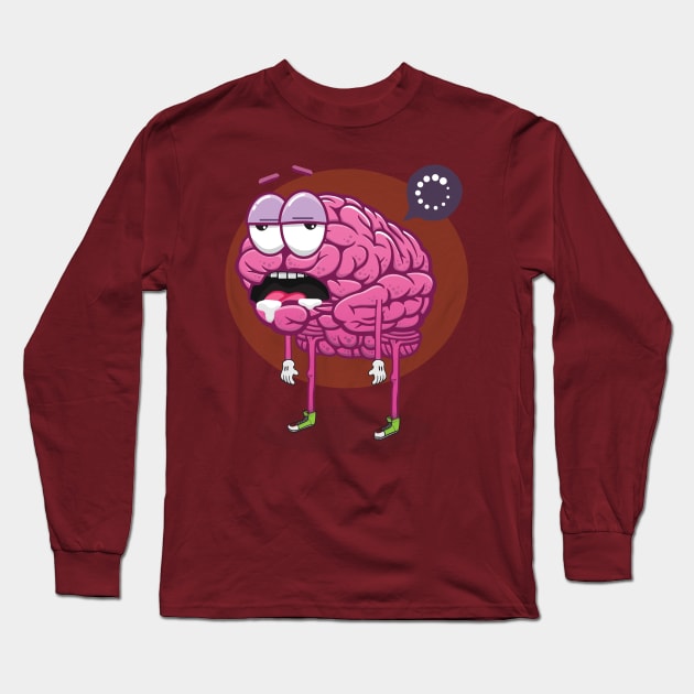 Brain Loading Long Sleeve T-Shirt by Sitchko